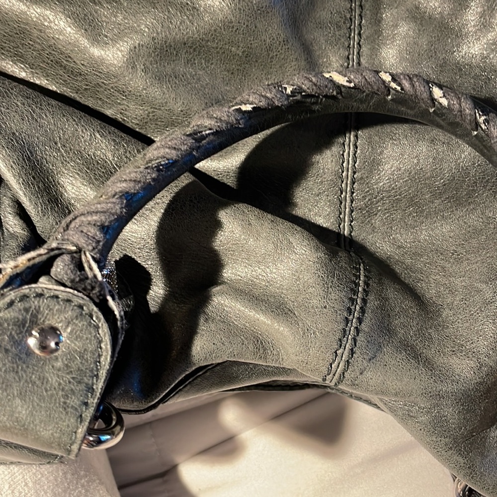 Beautiful leather gray Balenciaga Giant City bag/tote. Like motorcycle bag - Picture 14 of 16